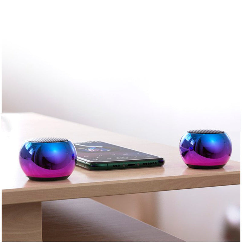 Caixinha de Som Bluetooth TWS Metal Mini Speaker Amplificada